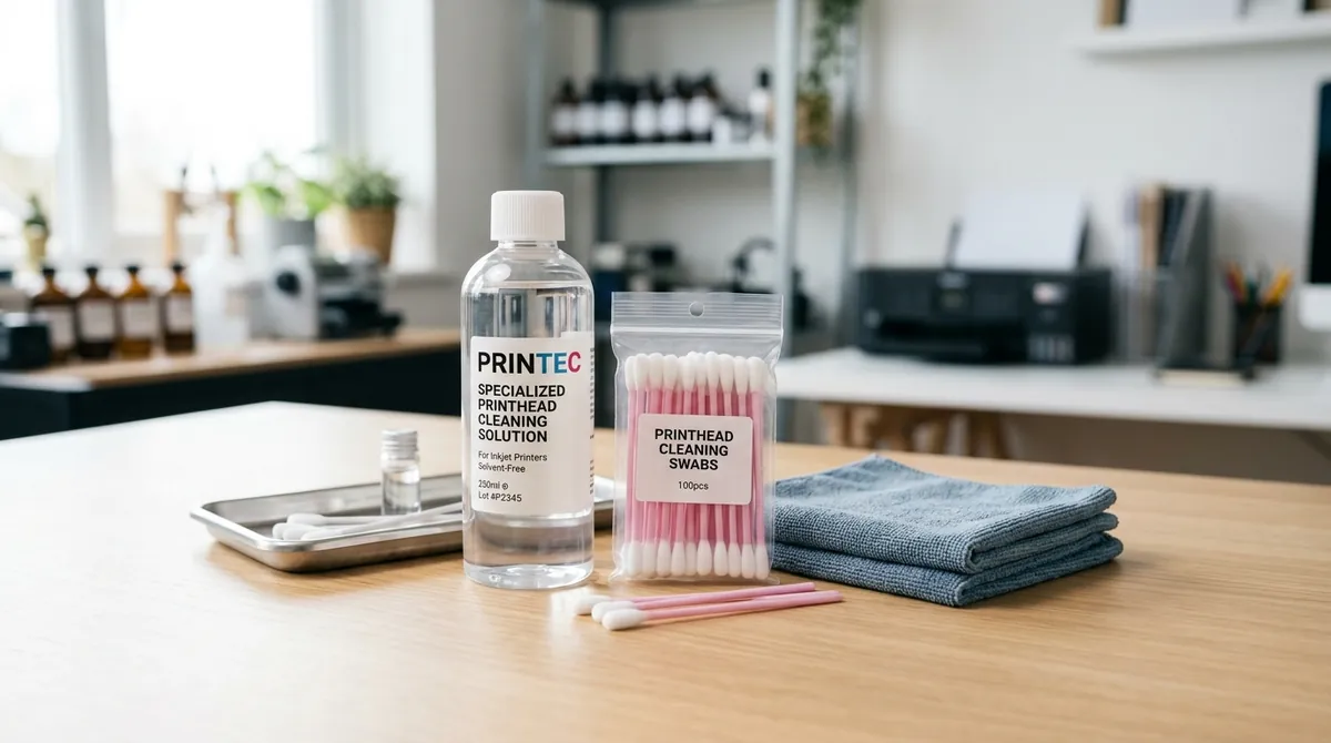 Kit de manutenção e solução de limpeza para cartuchos de impressora