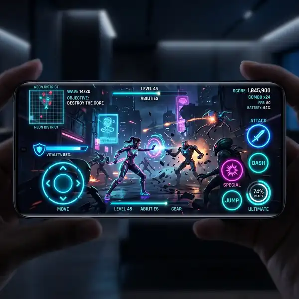 Mobile Gaming e Controles de Console no Celular
