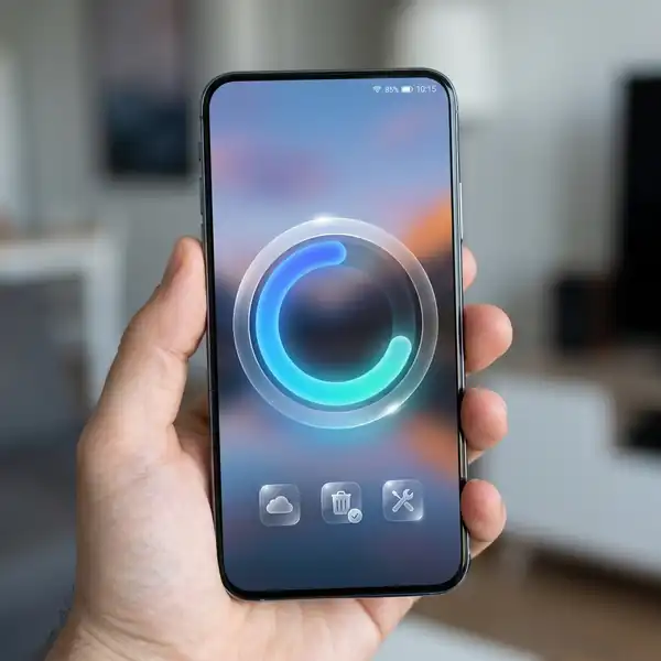 Data display chart showing mobile performance optimization options