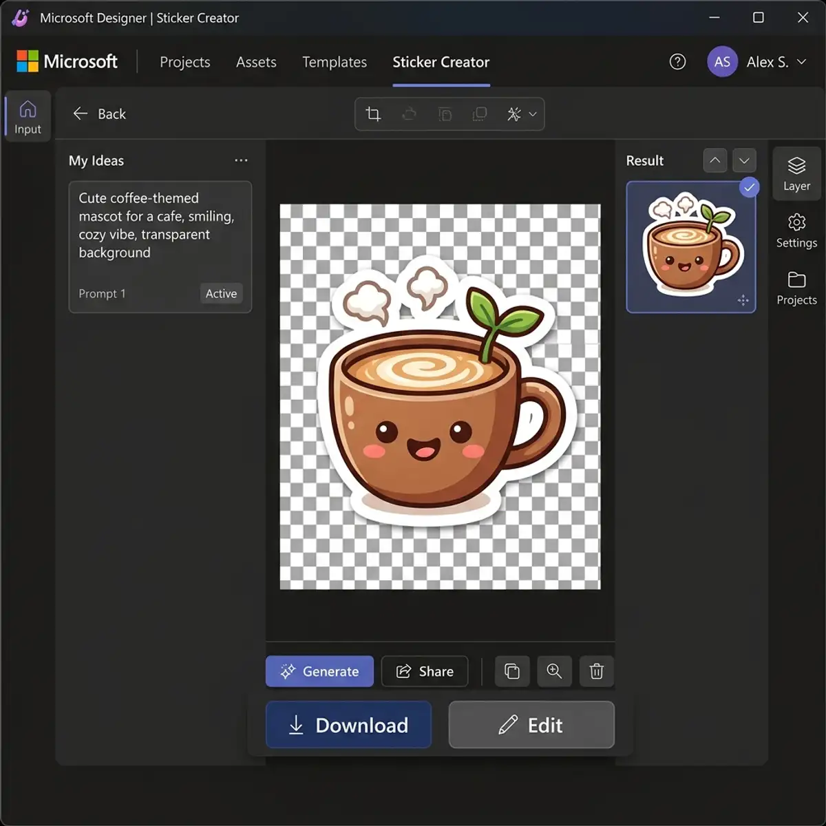 Ilustração digital exibindo elementos e stickers criativos para colagem e Reels