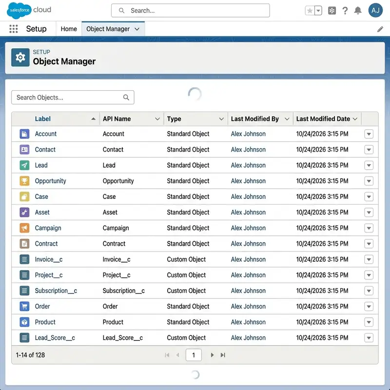 Salesforce Object Manager