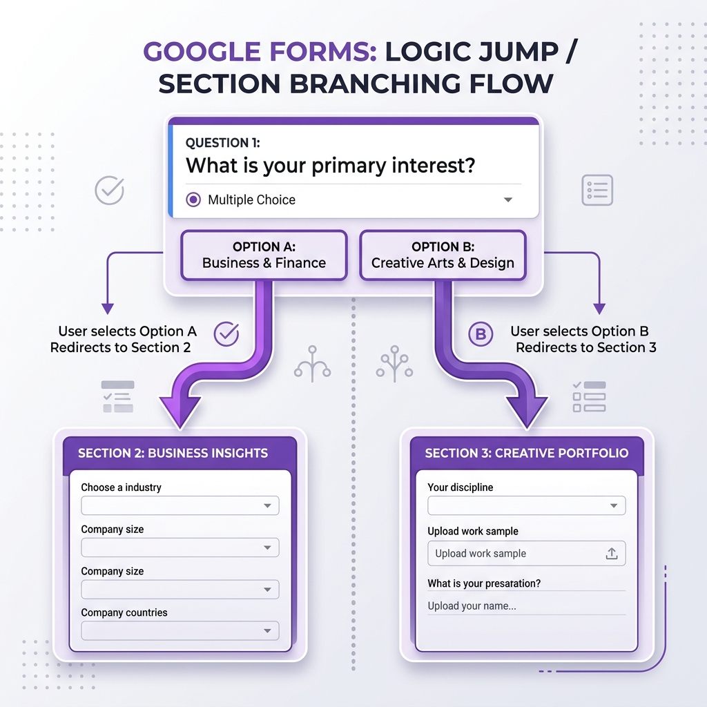 Google Forms Logic Flow